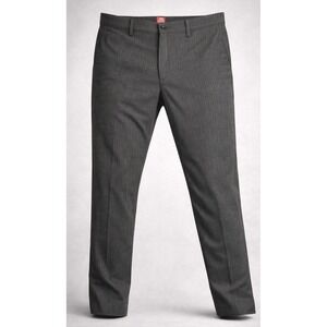 Levis XX Chino Mens 32x30 Standard Taper Gray Check Chino Pants Casual Office